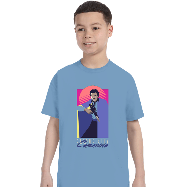 Daily_Deal_Shirts T-Shirts, Youth / XS / Powder Blue Cloud City Casanova