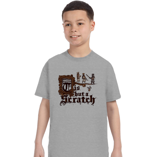Daily_Deal_Shirts T-Shirts, Youth / XS / Sports Grey Tis But A Scratch