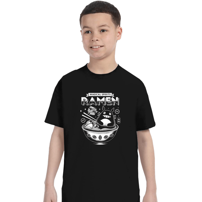 Shirts T-Shirts, Youth / XS / Black Magical Spirits Ramen