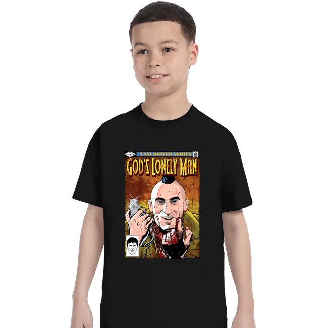 Secret_Shirts T-Shirts, Youth / XS / Black God's Lonely Man