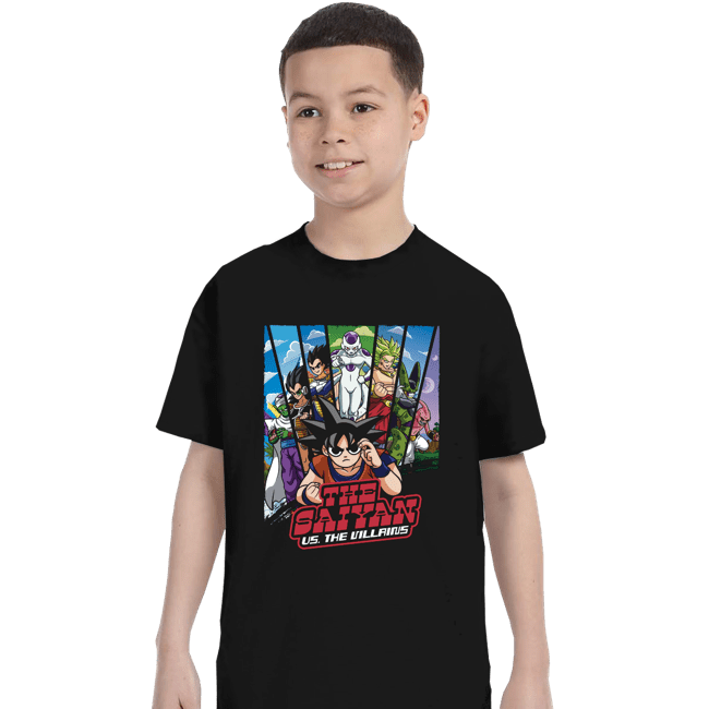 Secret_Shirts T-Shirts, Youth / XS / Black The Saiyan V The Villains