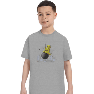 Shirts T-Shirts, Youth / XS / Sports Grey Wrecking Ball