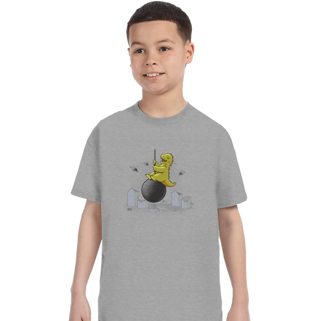 Shirts T-Shirts, Youth / XS / Sports Grey Wrecking Ball