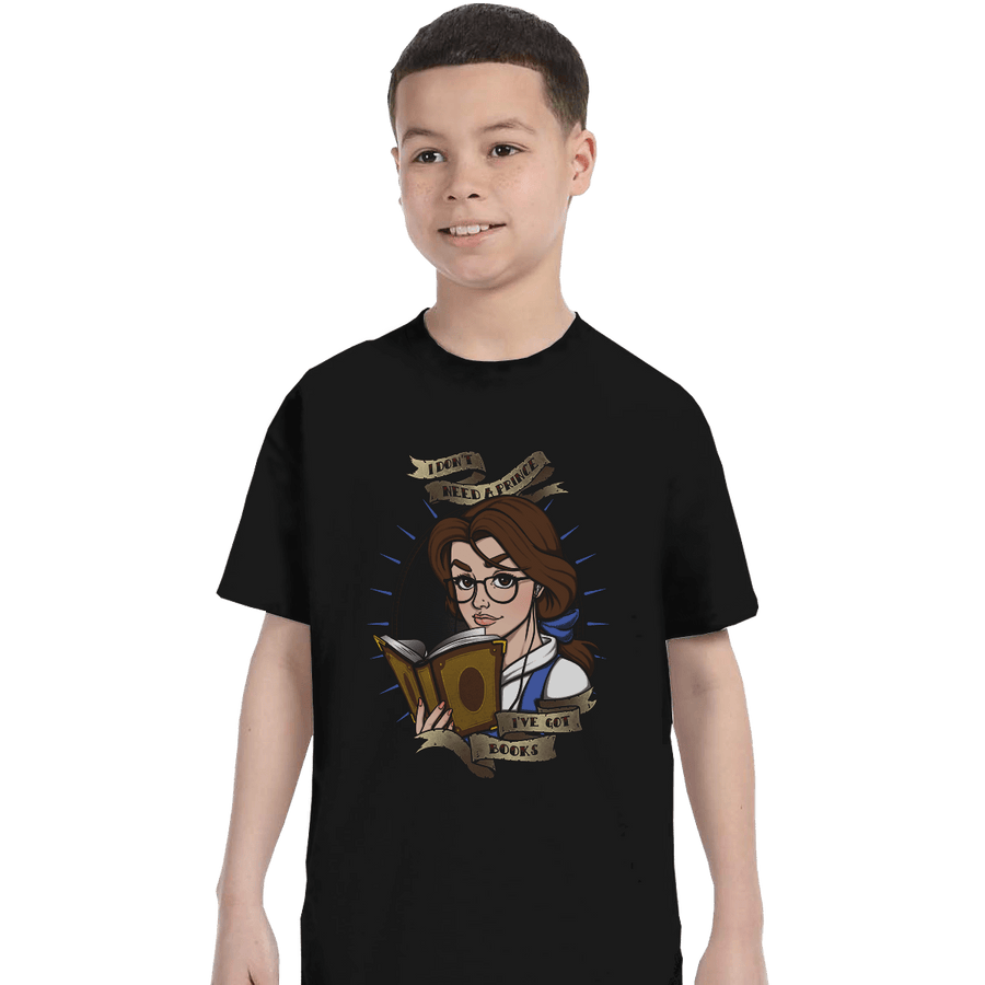 Shirts T-Shirts, Youth / XL / Black I've Got Books