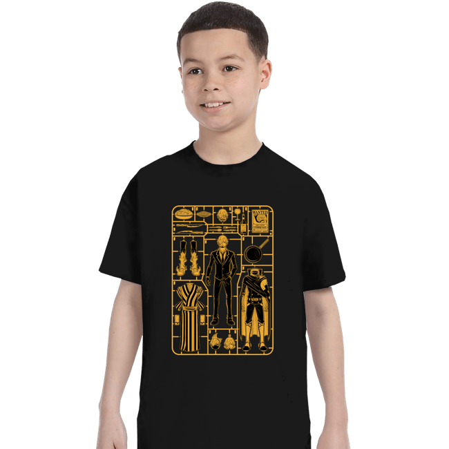 Daily_Deal_Shirts T-Shirts, Youth / XS / Black Sanji Model Sprue