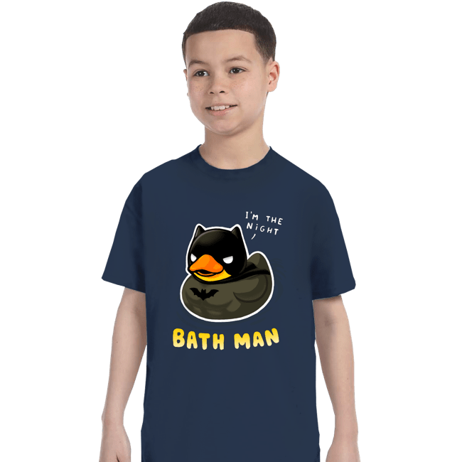 Secret_Shirts T-Shirts, Youth / XS / Navy The Bath Man