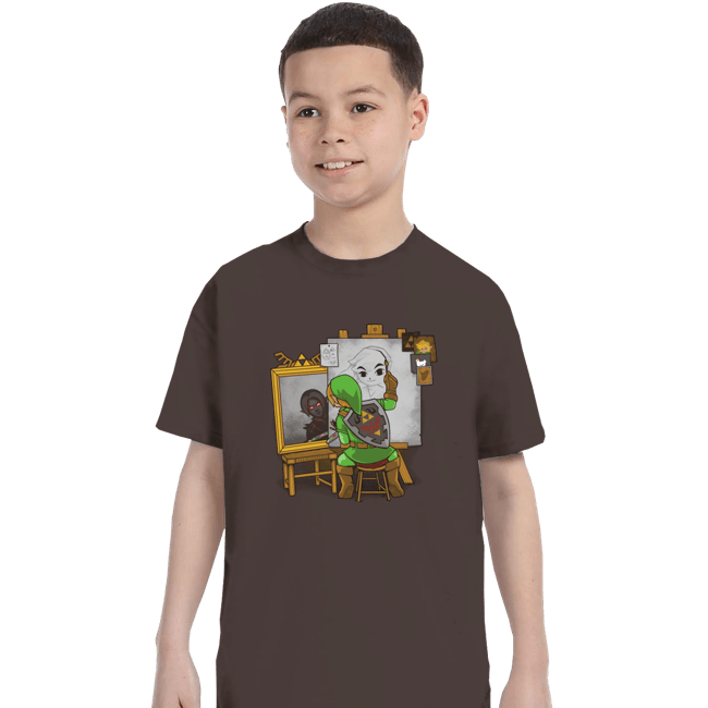 Shirts T-Shirts, Youth / XS / Dark Chocolate Heroic Self Portrait
