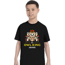 Load image into Gallery viewer, Shirts T-Shirts, Youth / XS / Black The Owl King
