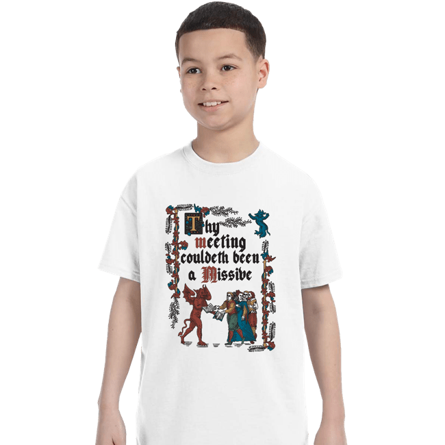 Daily_Deal_Shirts T-Shirts, Youth / XS / White Illuminated Email