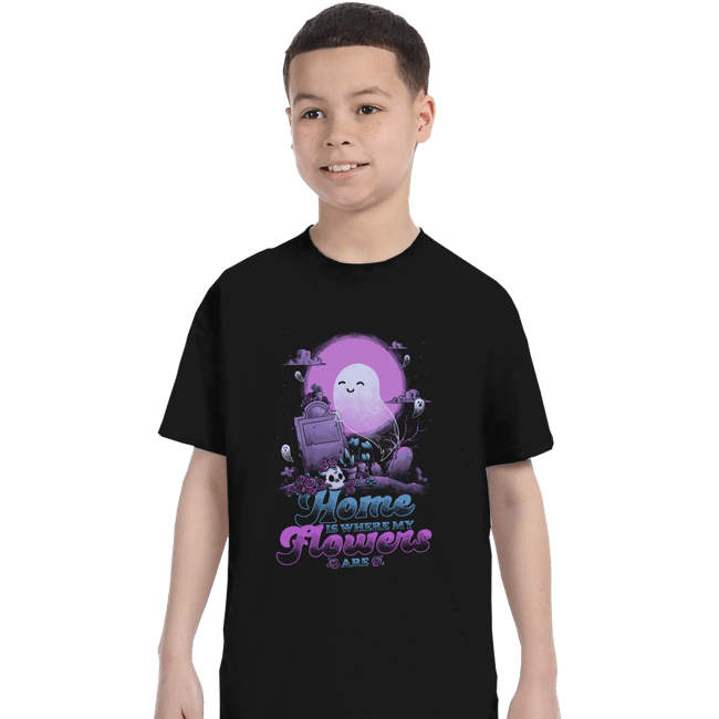 Secret_Shirts T-Shirts, Youth / XS / Black Home Is Where My Flowers Are