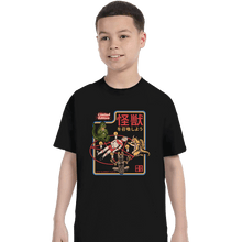 Load image into Gallery viewer, Secret_Shirts T-Shirts, Youth / XS / Black Summon Kaiju
