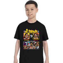 Load image into Gallery viewer, Daily_Deal_Shirts T-Shirts, Youth / XS / Black Jack Black Fighter

