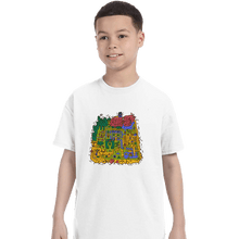 Load image into Gallery viewer, Secret_Shirts T-Shirts, Youth / XS / White Light World Map
