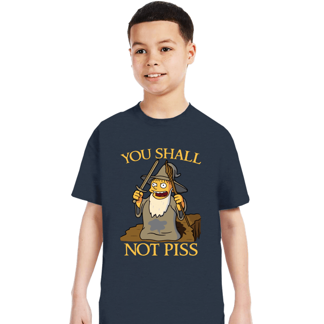 Shirts T-Shirts, Youth / XS / Dark Heather You Shall Not Piss