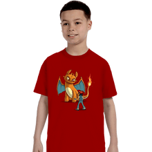 Load image into Gallery viewer, Shirts T-Shirts, Youth / XS / Red How To Train Your Monster
