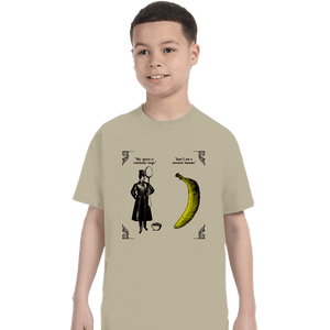 Shirts T-Shirts, Youth / XS / Sand The Olde Joke Of A Big Spoon And A Banana