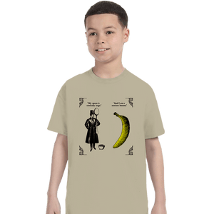 Shirts T-Shirts, Youth / XS / Sand The Olde Joke Of A Big Spoon And A Banana