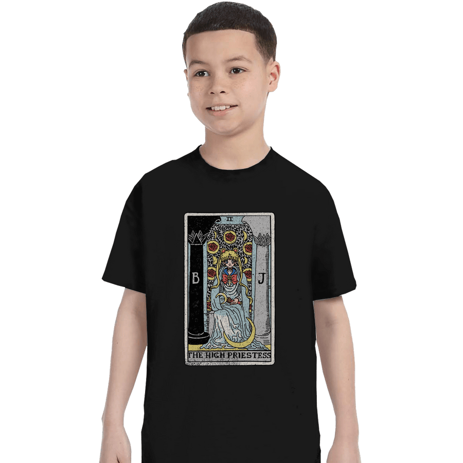 Shirts T-Shirts, Youth / XL / Black The High Priestess
