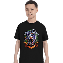 Load image into Gallery viewer, Shirts T-Shirts, Youth / XS / Black Frieza Crest
