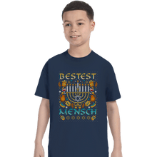Load image into Gallery viewer, Shirts T-Shirts, Youth / XS / Navy Bestest Mensch
