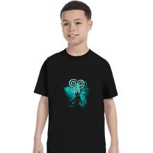 Load image into Gallery viewer, Shirts T-Shirts, Youth / XL / Black Aang Art
