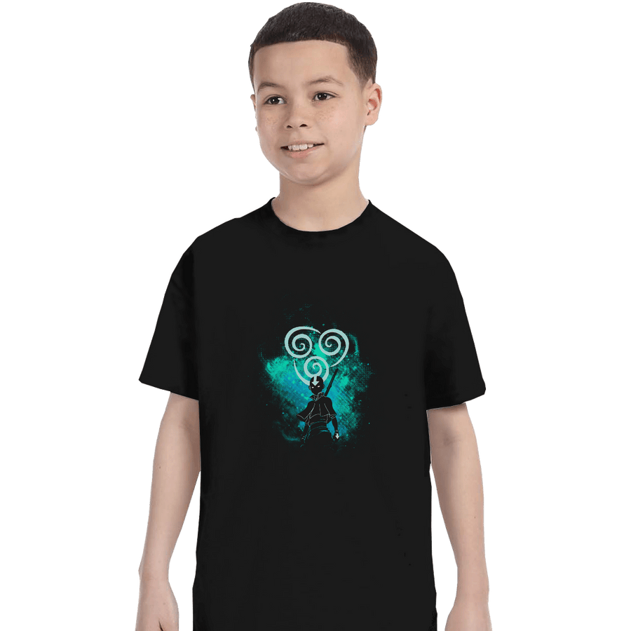Shirts T-Shirts, Youth / XL / Black Aang Art
