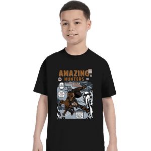Daily_Deal_Shirts T-Shirts, Youth / XS / Black Amazing Hunters