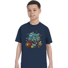 Load image into Gallery viewer, Shirts T-Shirts, Youth / XS / Navy Set Dice Roll

