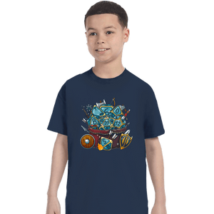 Shirts T-Shirts, Youth / XS / Navy Set Dice Roll