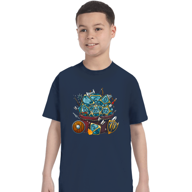 Shirts T-Shirts, Youth / XS / Navy Set Dice Roll