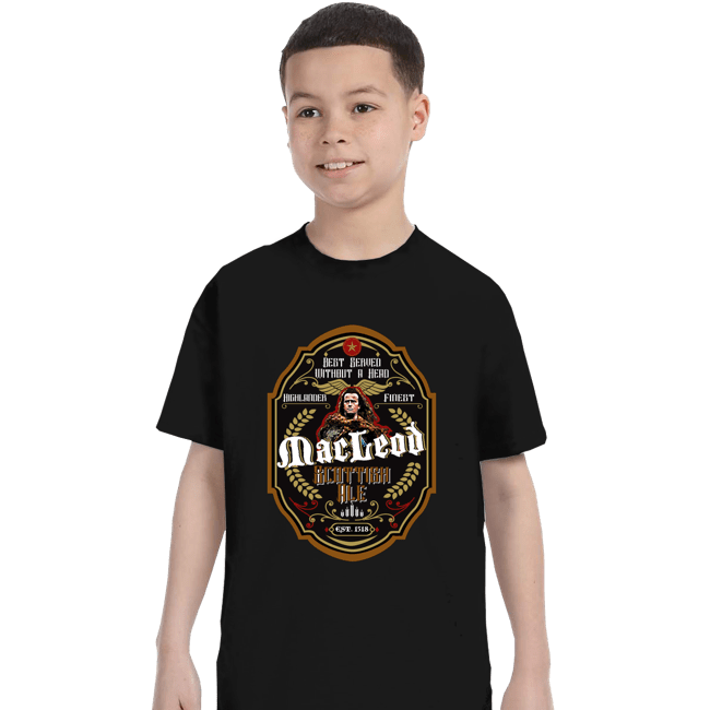 Secret_Shirts T-Shirts, Youth / XS / Black MacLeod Ale
