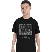 Load image into Gallery viewer, Secret_Shirts T-Shirts, Youth / XS / Black Death Notebook

