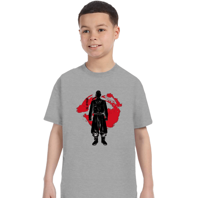 Shirts T-Shirts, Youth / XS / Sports Grey Crimson Ken Ryuguji