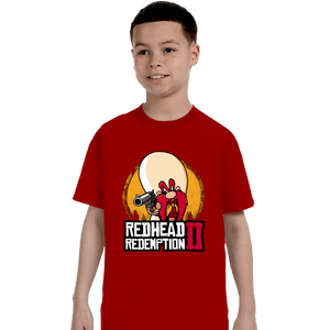 Shirts T-Shirts, Youth / XS / Red Readhead Redemption II