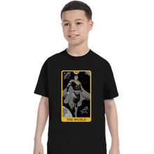 Load image into Gallery viewer, Daily_Deal_Shirts T-Shirts, Youth / XS / Black JL Tarot - The World

