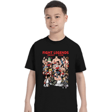 Load image into Gallery viewer, Daily_Deal_Shirts T-Shirts, Youth / XS / Black Fight Legends Insert Coin
