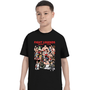 Daily_Deal_Shirts T-Shirts, Youth / XS / Black Fight Legends Insert Coin