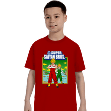 Load image into Gallery viewer, Shirts T-Shirts, Youth / XS / Red Super Saiyan Bros
