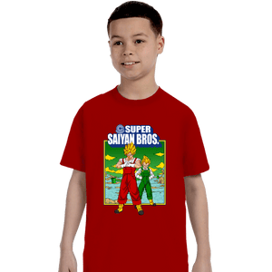 Shirts T-Shirts, Youth / XS / Red Super Saiyan Bros