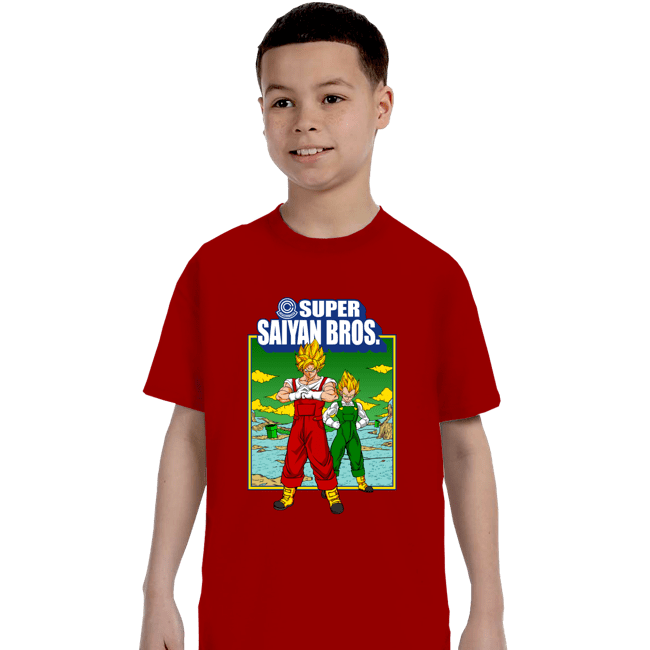 Shirts T-Shirts, Youth / XS / Red Super Saiyan Bros