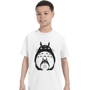 Shirts T-Shirts, Youth / XL / White Totoro Trio