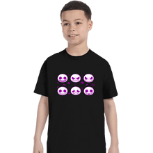 Load image into Gallery viewer, Daily_Deal_Shirts T-Shirts, Youth / XS / Black Jack Faces

