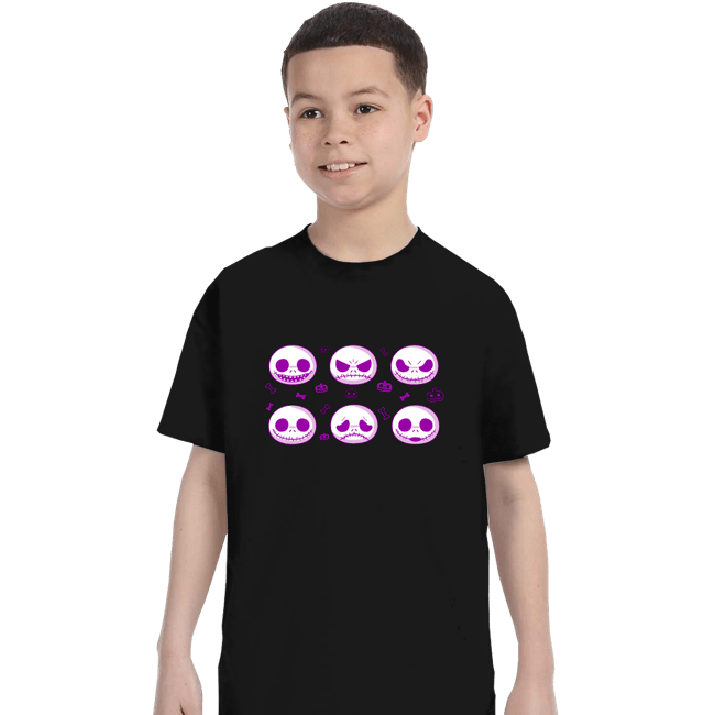 Daily_Deal_Shirts T-Shirts, Youth / XS / Black Jack Faces