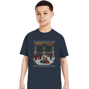 Daily_Deal_Shirts T-Shirts, Youth / XS / Dark Heather The Christmas Fight