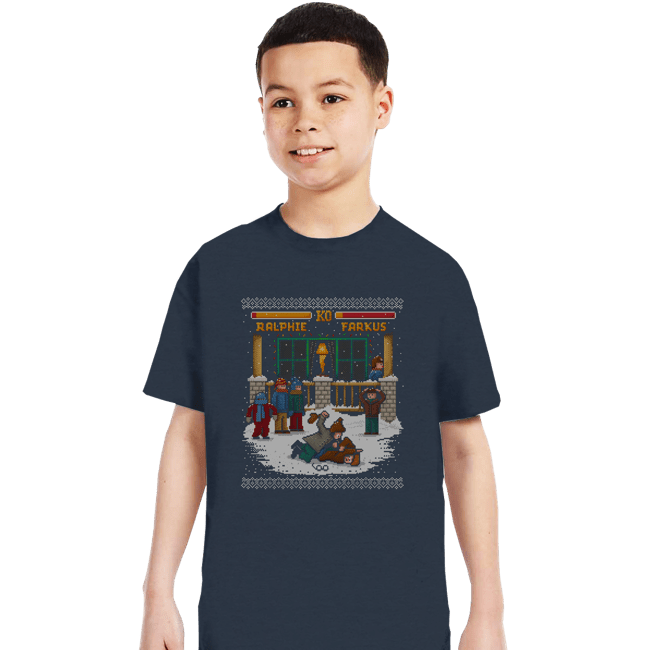 Daily_Deal_Shirts T-Shirts, Youth / XS / Dark Heather The Christmas Fight