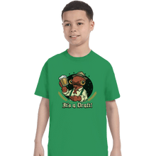 Load image into Gallery viewer, Shirts T-Shirts, Youth / XL / Irish Green It&#39;s A Draft
