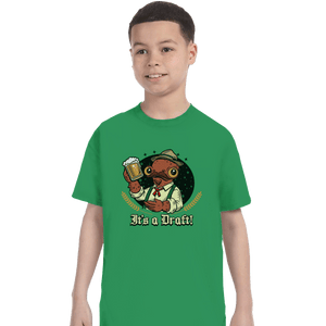 Shirts T-Shirts, Youth / XL / Irish Green It's A Draft
