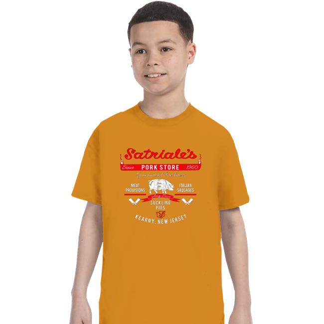 Secret_Shirts T-Shirts, Youth / XS / Gold Satriales Pork Market