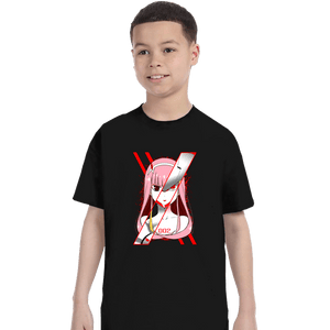 Shirts T-Shirts, Youth / XS / Black Franxx