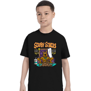 Daily_Deal_Shirts T-Shirts, Youth / XS / Black Scooby Stacks